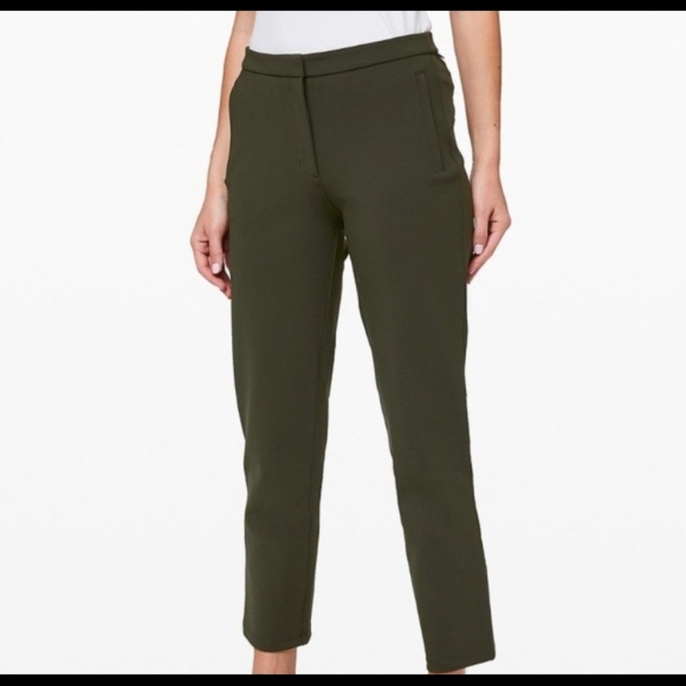 Lululemon “On the Move Pant” size 6! Dark olive